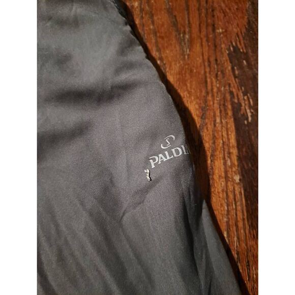 Spalding Boys Gray Black Elastic Waist Jogger Pants Size 14/16 Zipper Pockets - Picture 3 of 4